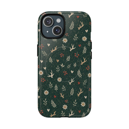 Antler Daisies Evergreen Magnetic Case