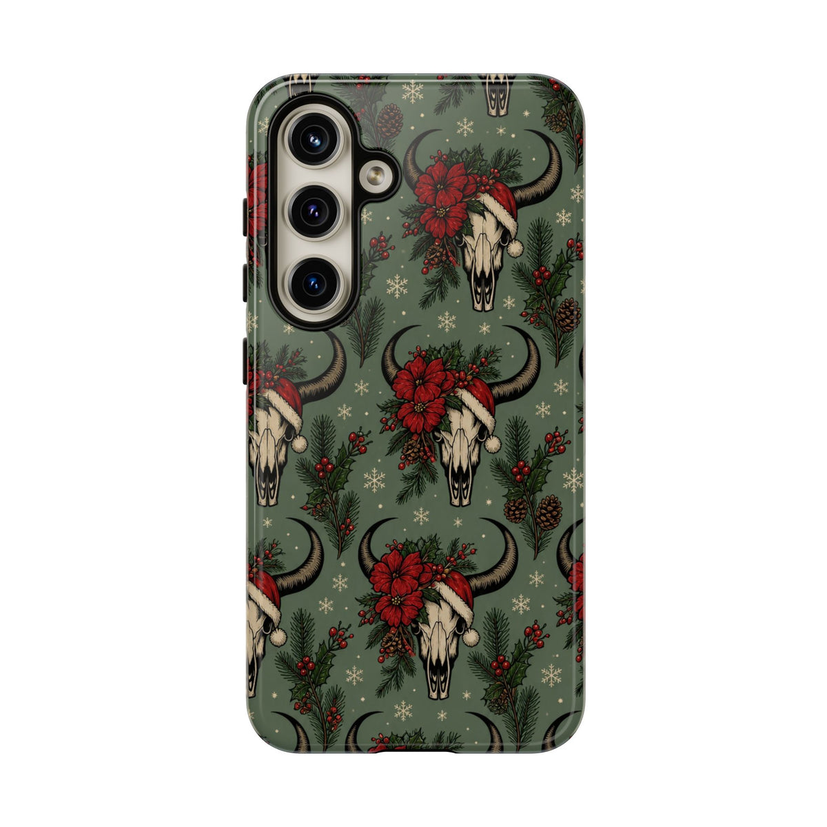 Santa Bull Skulls Tough Case
