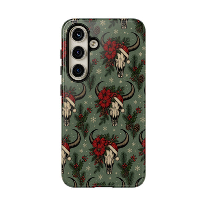 Santa Bull Skulls Tough Case