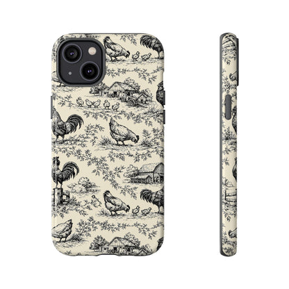 Toile Chickens Tough Case