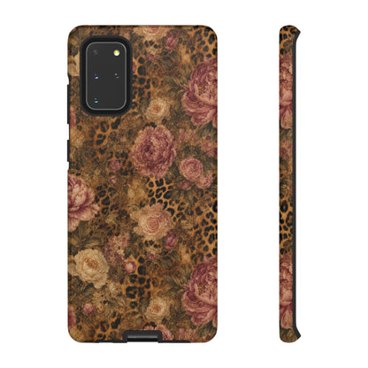 Leopard Floral Tough Case