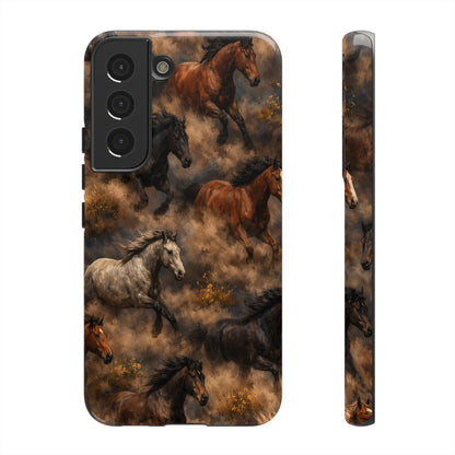 Running Horses Tough Case