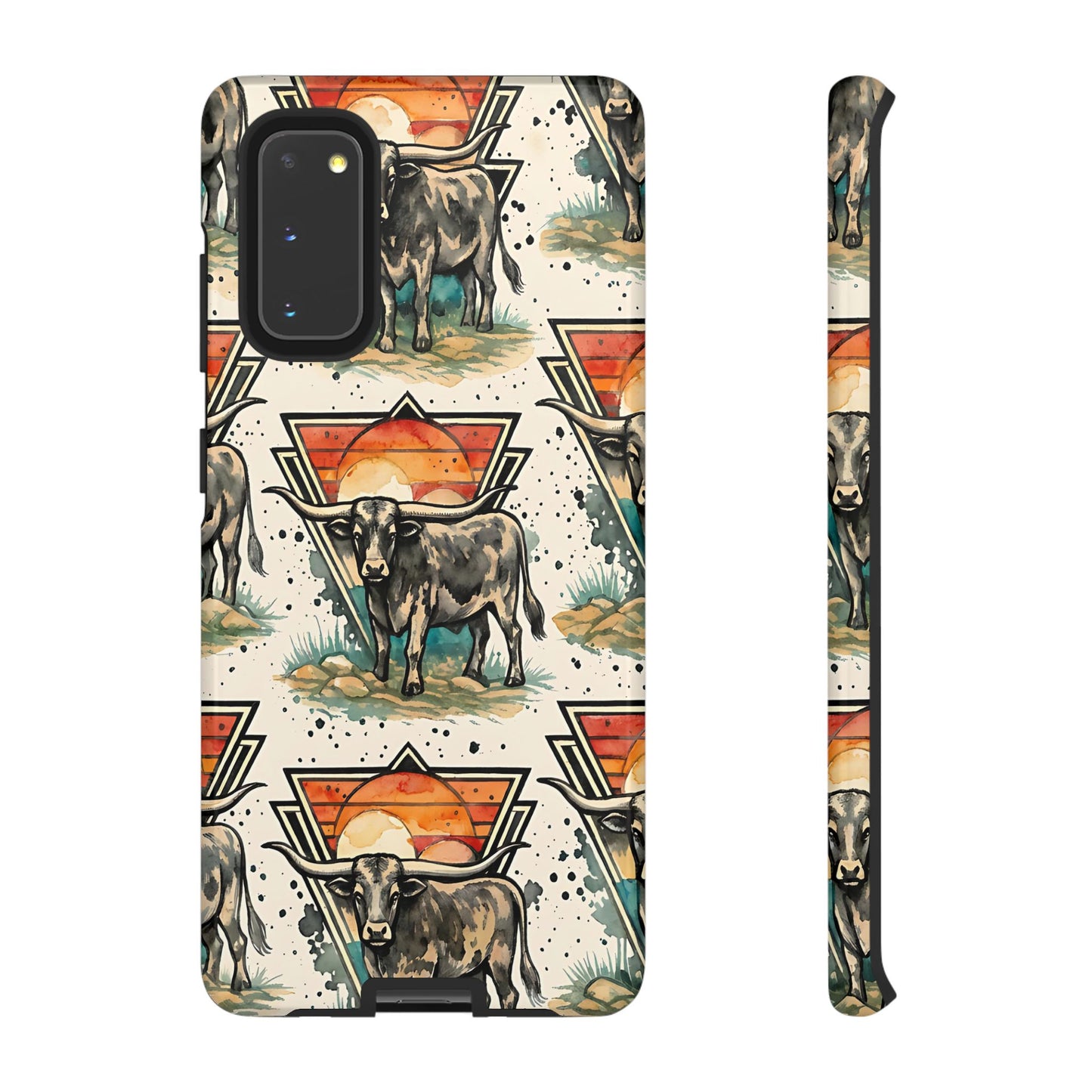 Retro Longhorn Tough Case