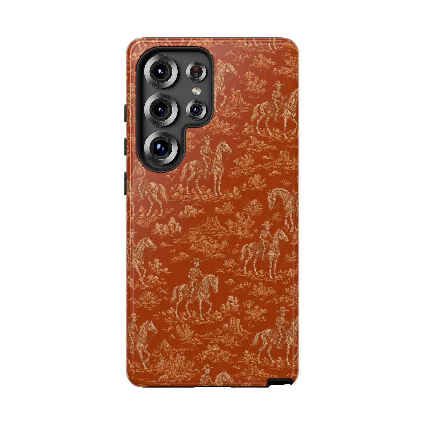 Cowboy Skeleton Toile Tough Case