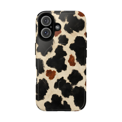Painted Cowhide Magnetic Case