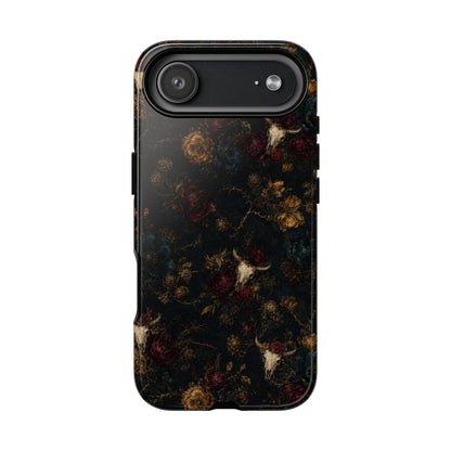 Bull Skull Bloom Tough Case