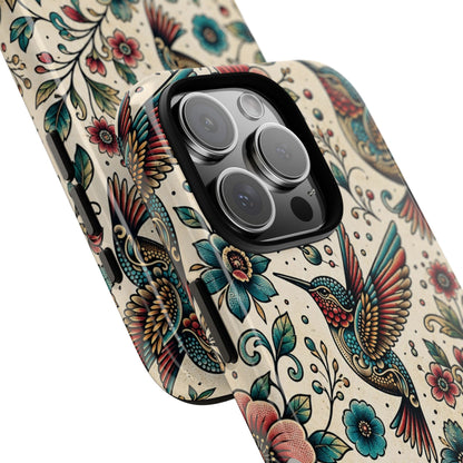 Retro Hummingbird Tough Case