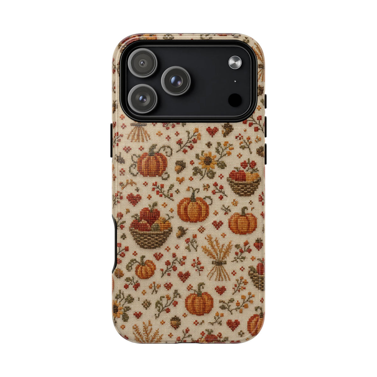 Pumpkin Stitch Magnetic Case