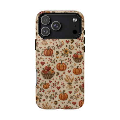 Pumpkin Stitch Magnetic Case