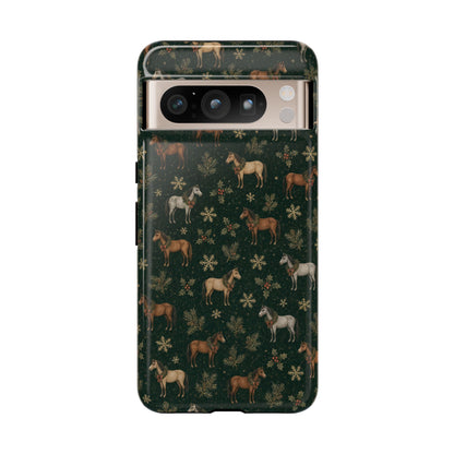 Evergreen Horses Tough Case