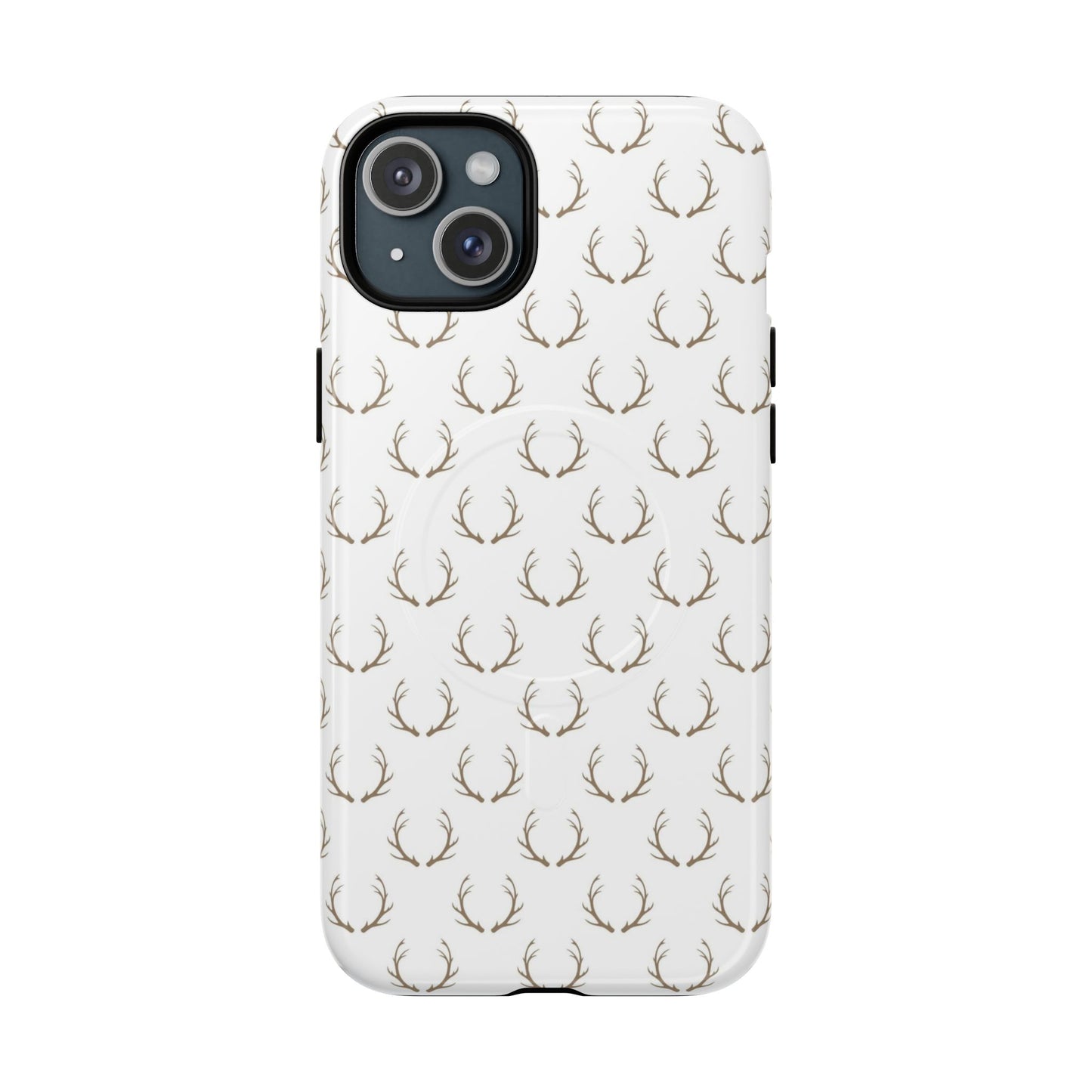 White Antlers Magnetic Case