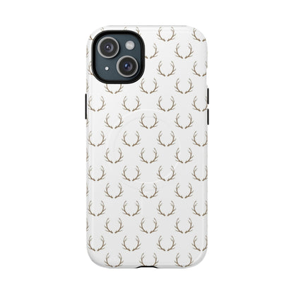 White Antlers Magnetic Case
