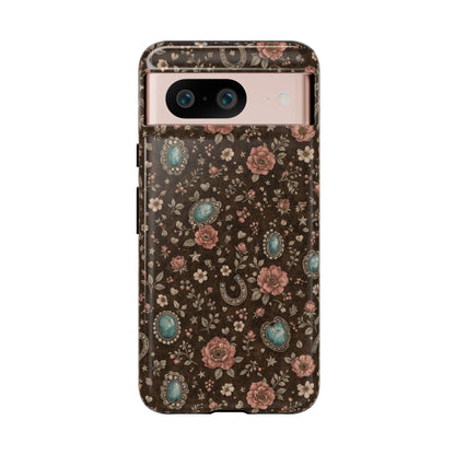 Turquoise Roses Tough Case