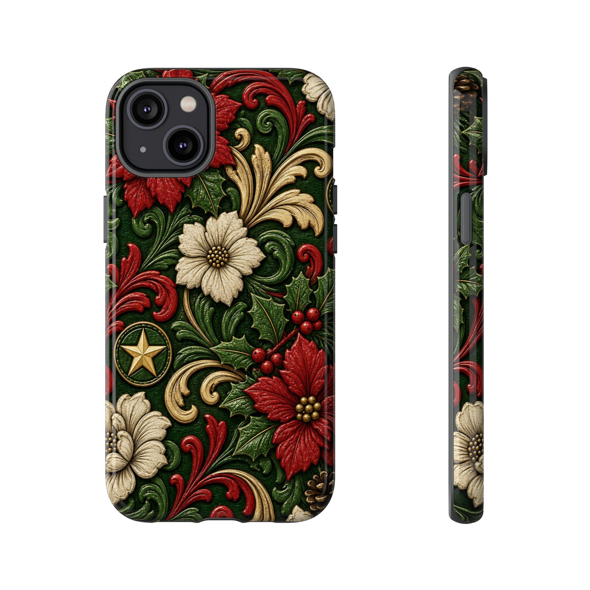 Tooled Christmas Stars Tough Case