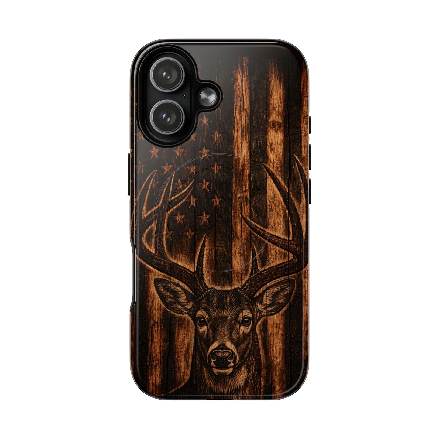 Carved Buck Magnetic Case