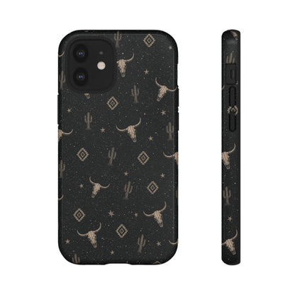 Midnight Longhorn Tough Case