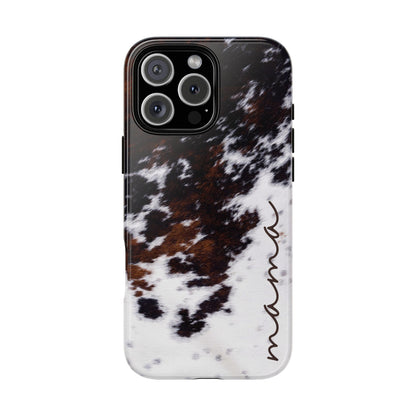 Cowhide Mama Tough Phone Case