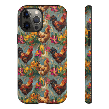 Painted Chickens Tough Case