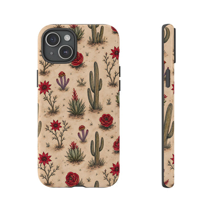 Red Bloom Desert Tough Case