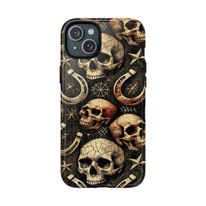 Skulls Horseshoes Dark Magnetic Case
