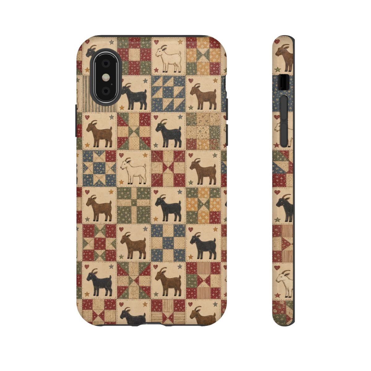 Goat Quilt Tough Case