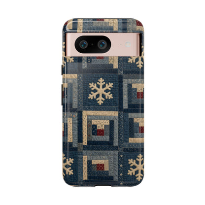 Snowflake Quilt Tough Case