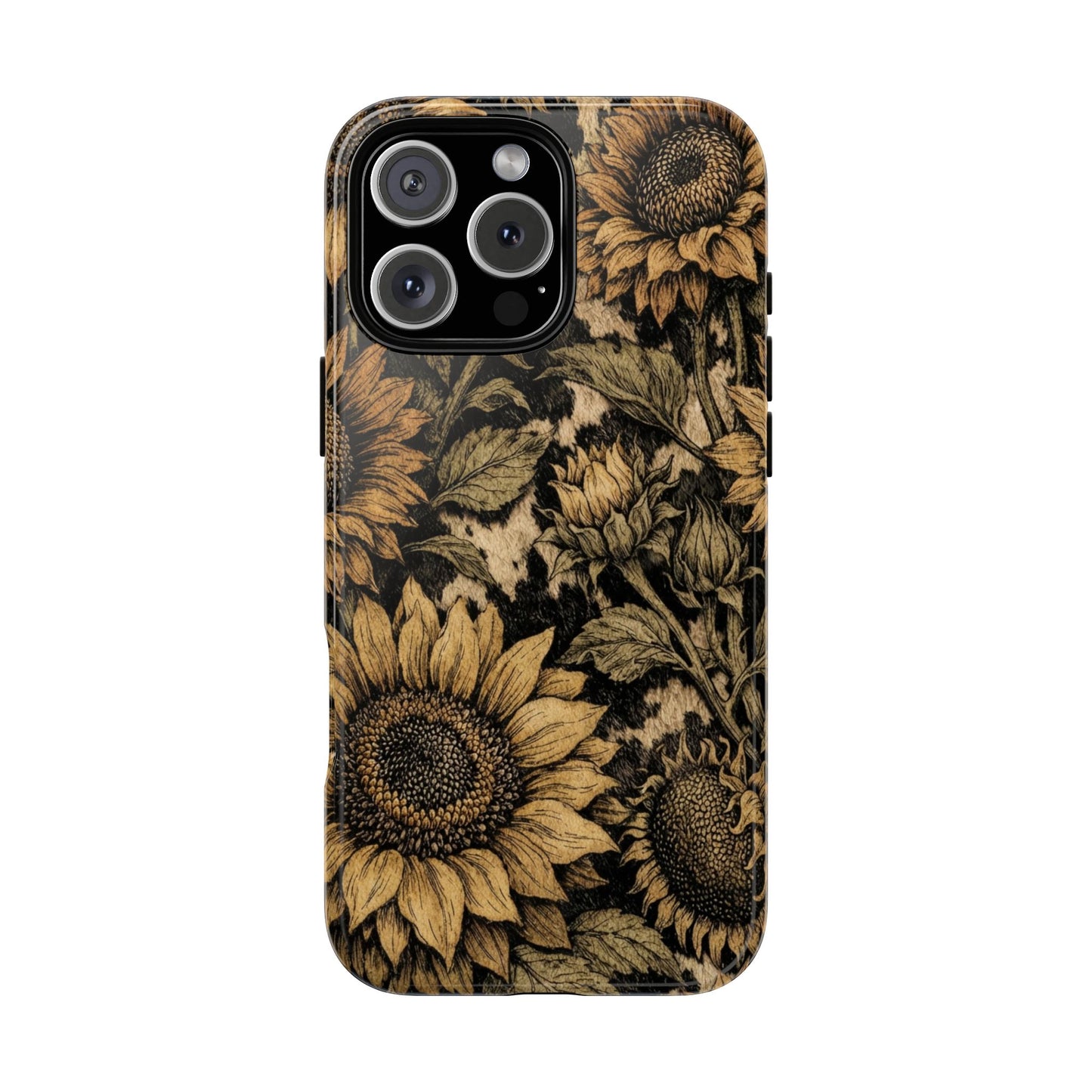 Cowhide Sunflowers Tough Case