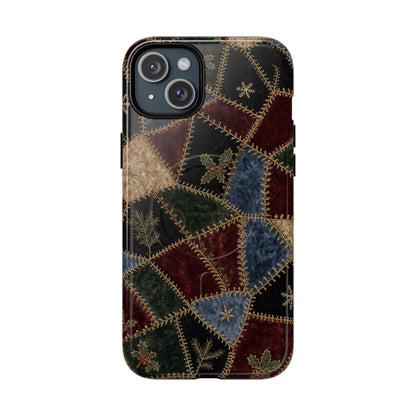 Winter Crazy Quilt Magnetic Case