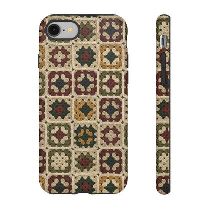 Christmas Granny Square Tough Case