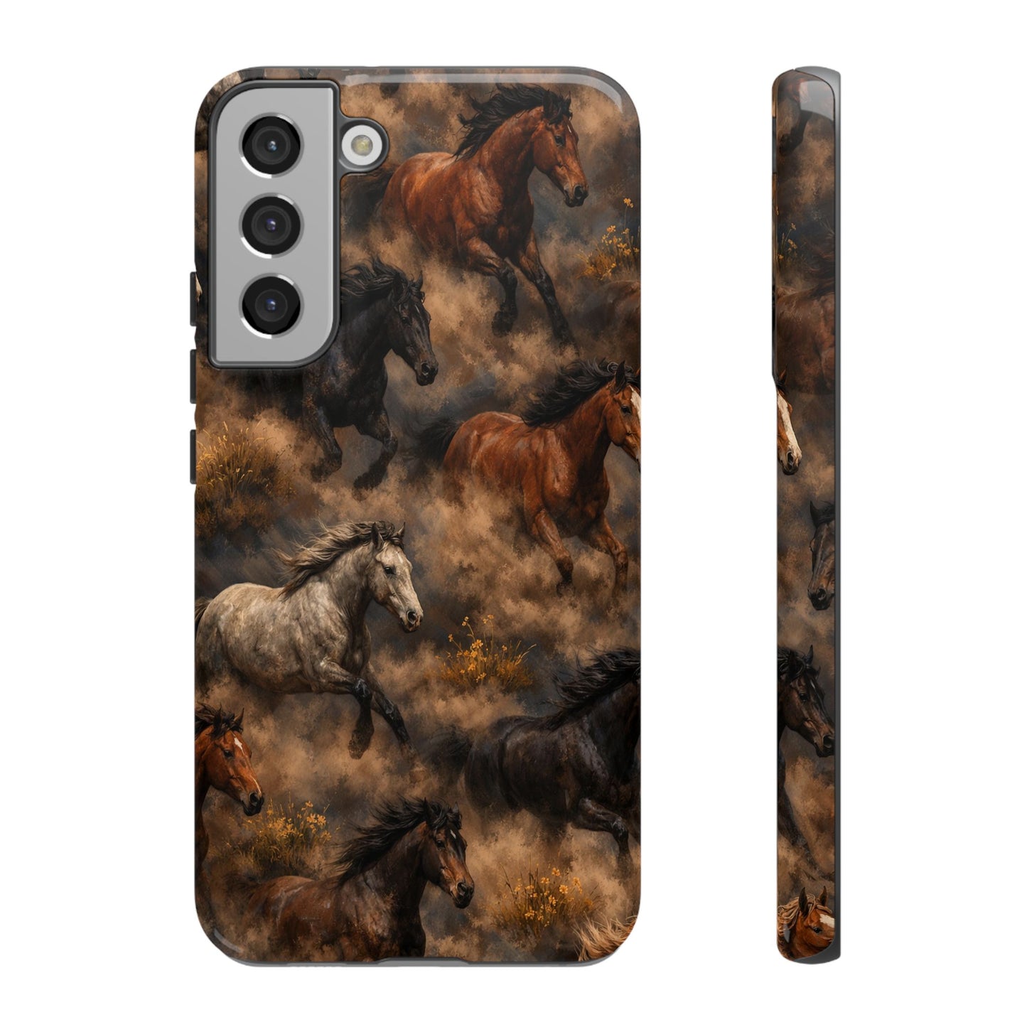 Running Horses Tough Case