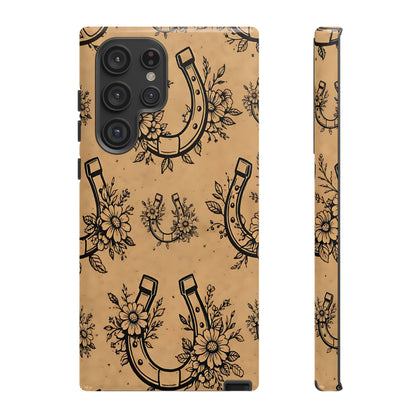 Floral Horseshoes Tough Case