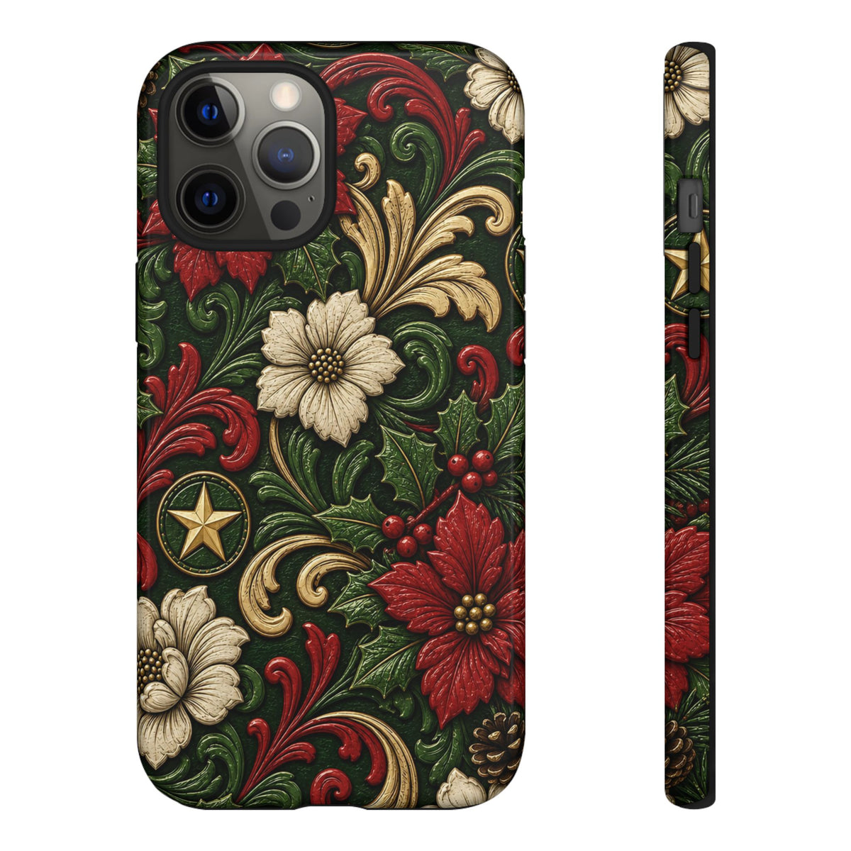 Tooled Christmas Stars Tough Case