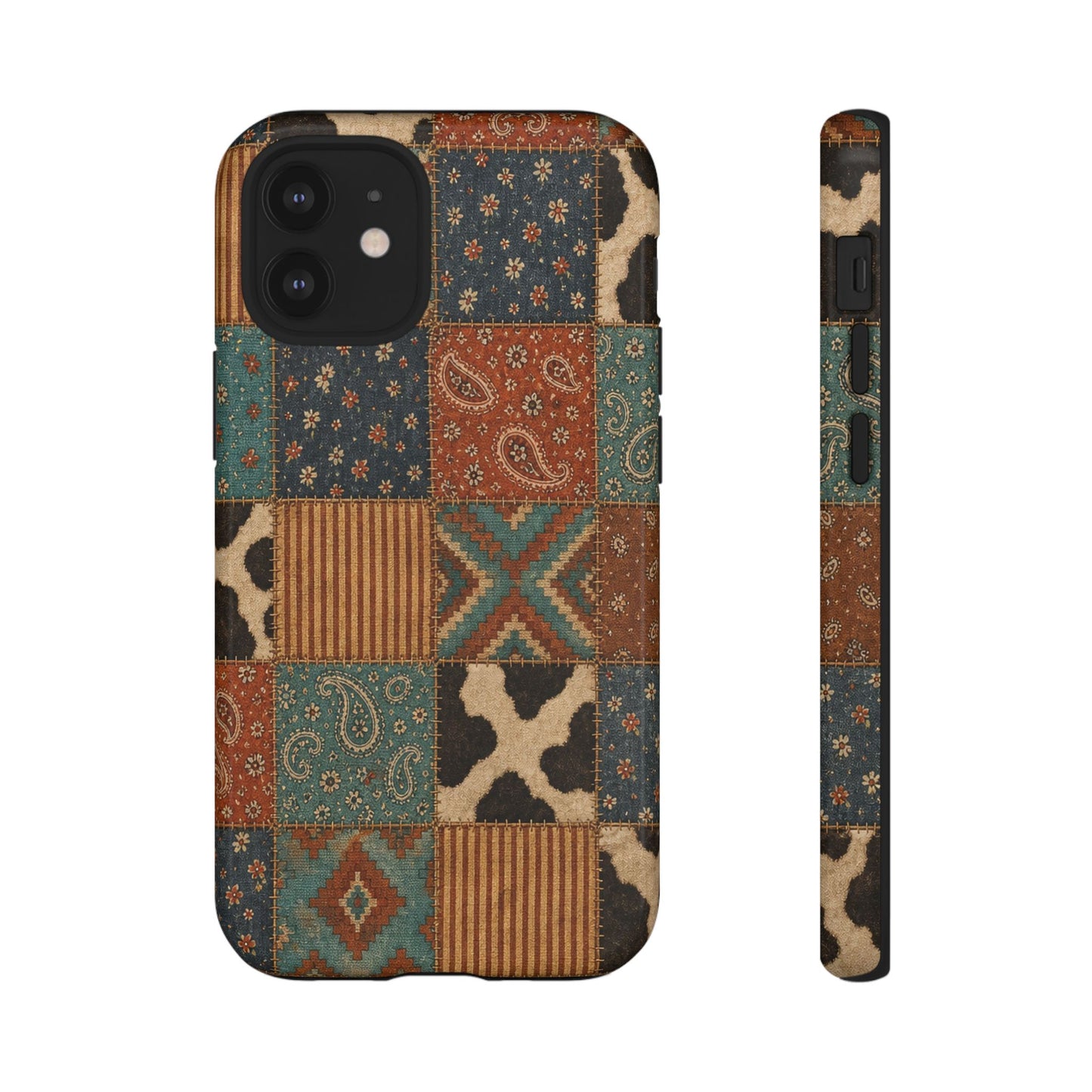 Turquoise Patchwork Tough Case