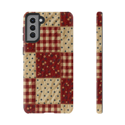 Gingham Stars Tough Case