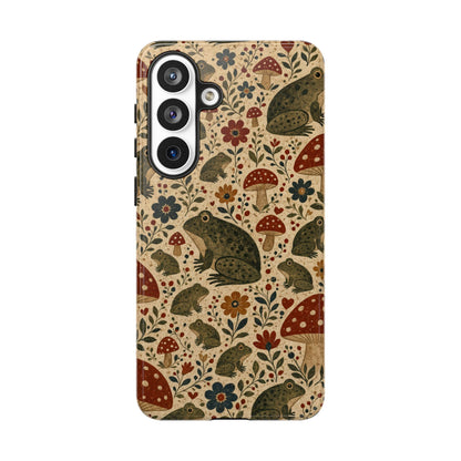 Folk Frog Toadstool Tough Case