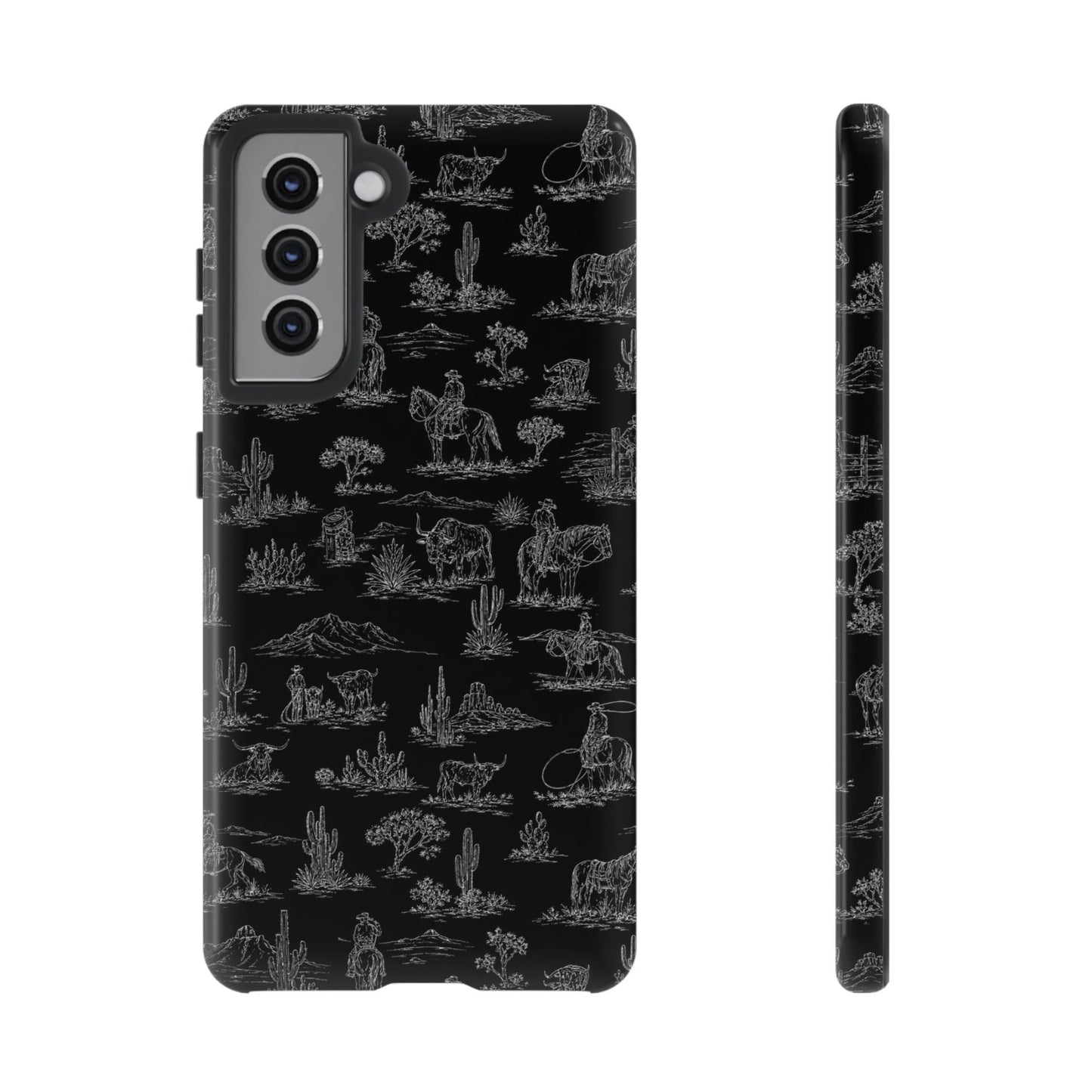 Midnight Toile Tough Case