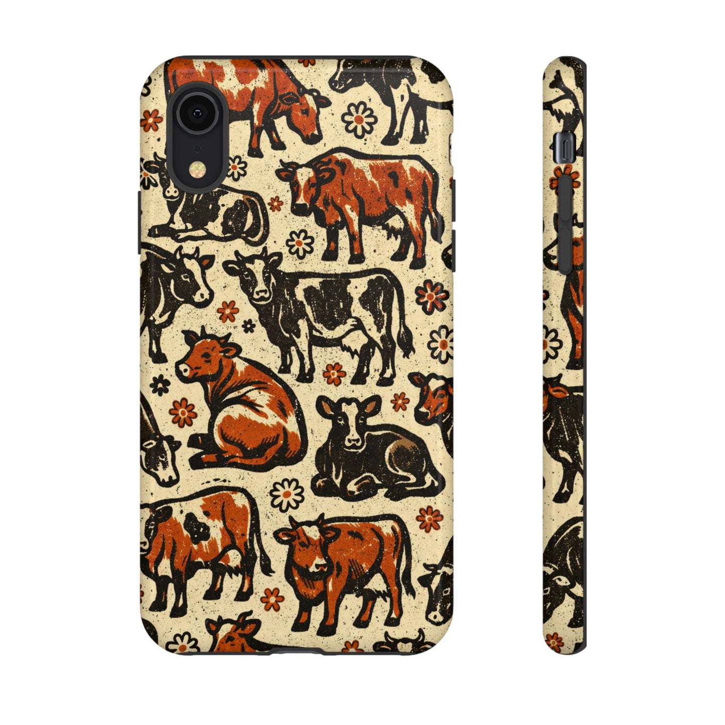 Retro Cows Tough Case