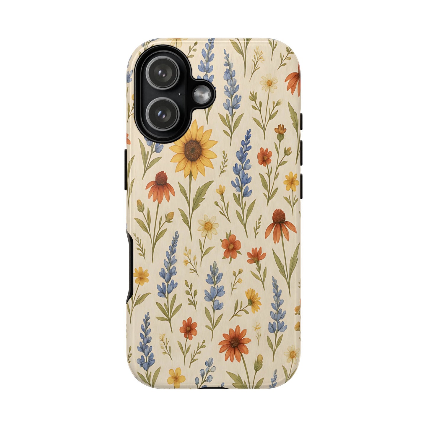 Rustic Wildflowers Tough Phone Case