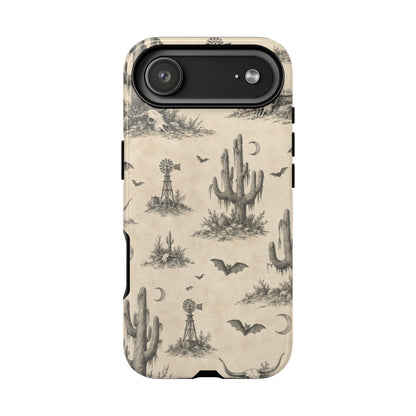 Spooky Desert Toile Tough Case