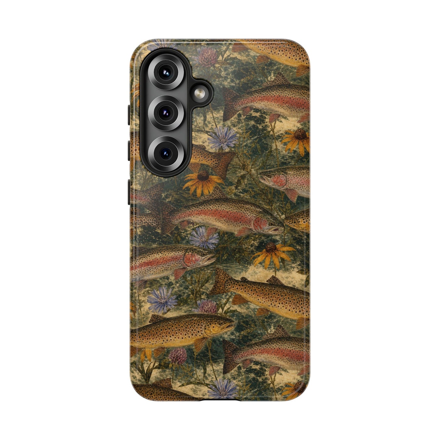 Floral Trout Tough Case