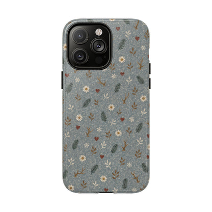 Antler Daisies Snow Magnetic Case
