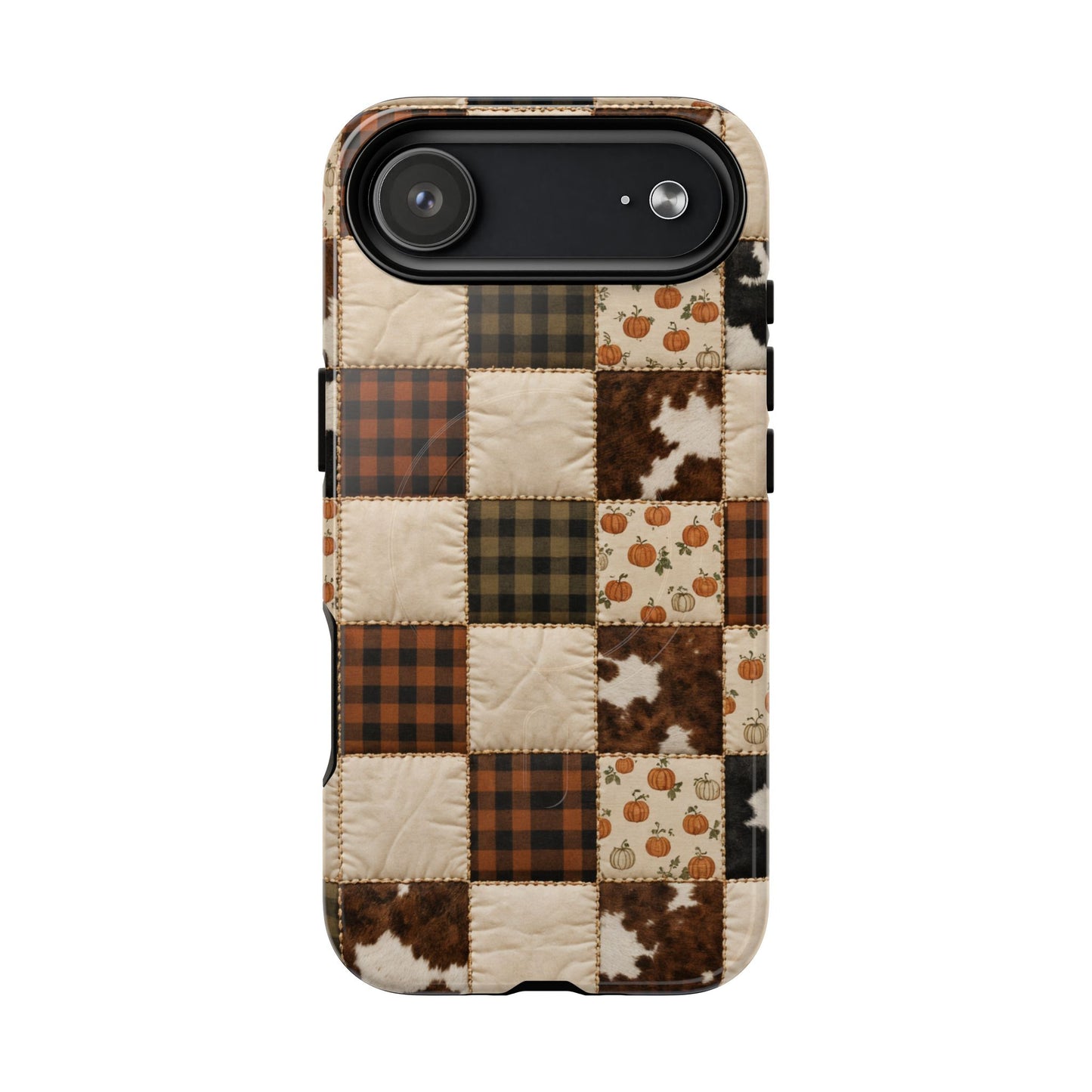 Cowhide Pumpkin Magnetic Case