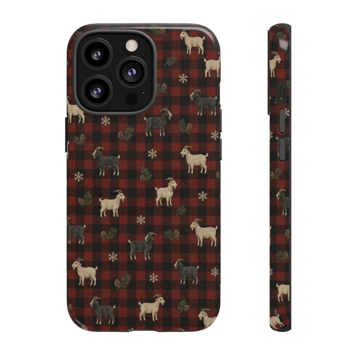 Buffalo Check Goats Tough Case