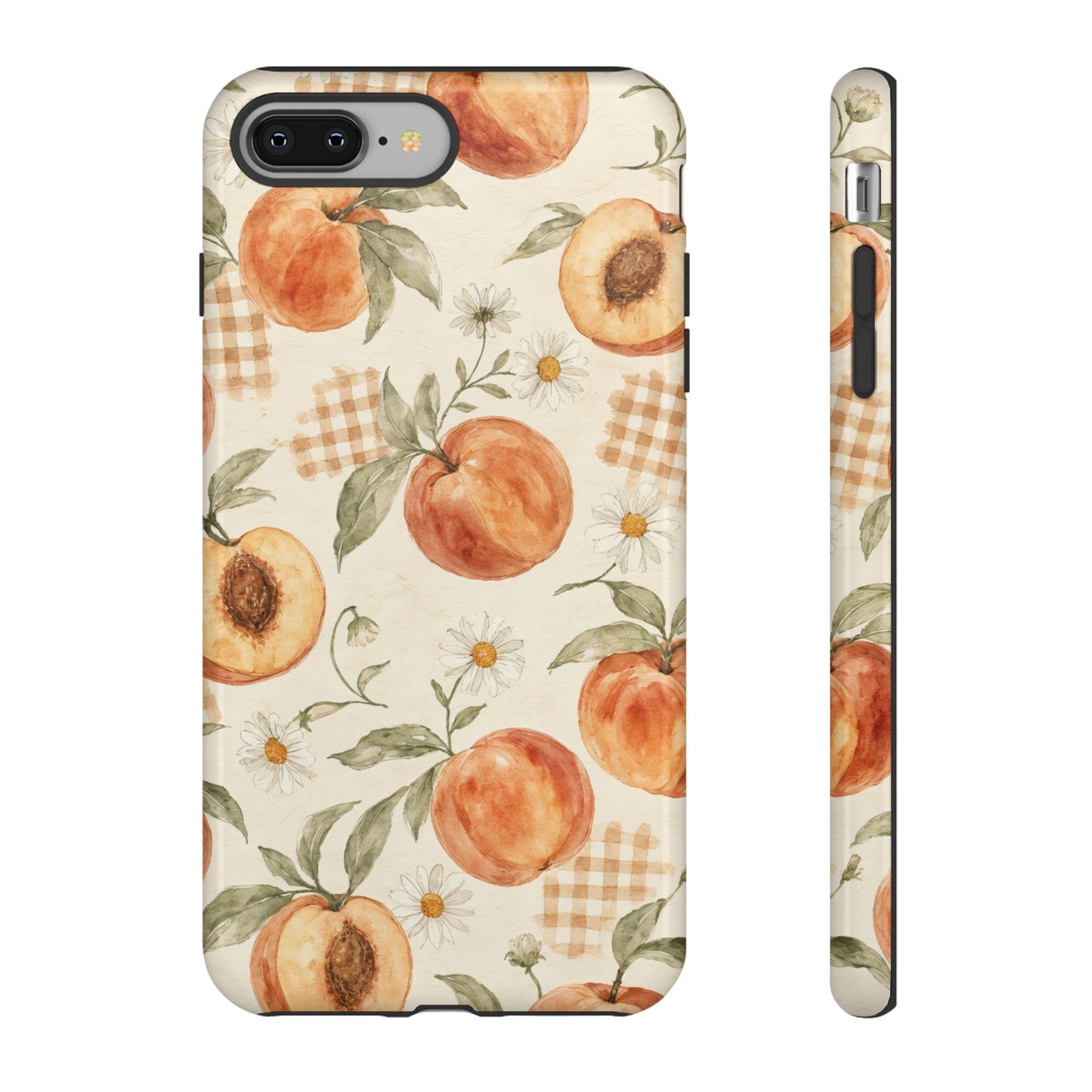 Peachy Gingham Tough Case