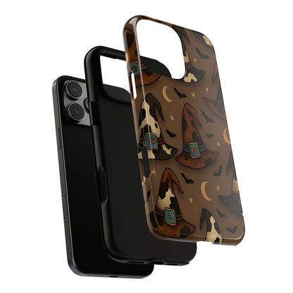 Cowhide Witch Hats Tough Phone Case