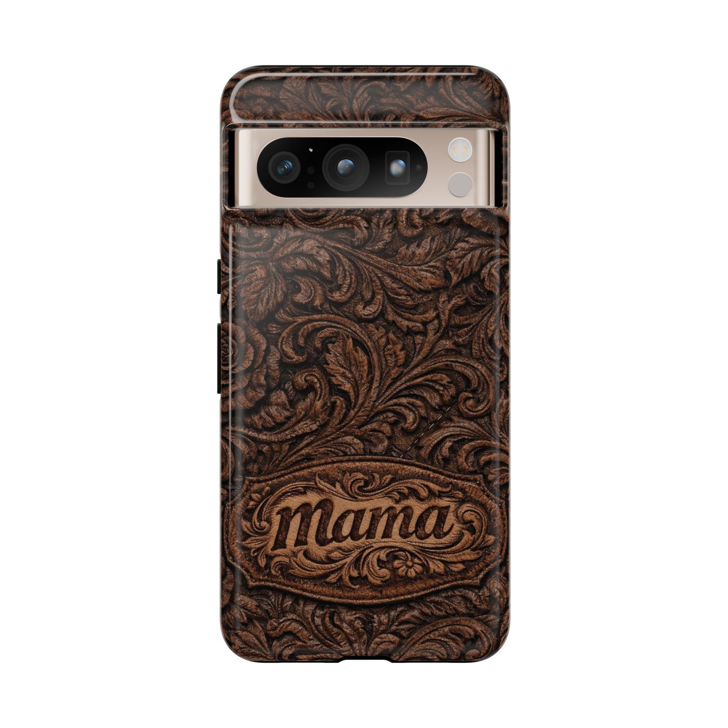 Carved Floral Mama Tough Case