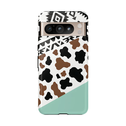 Mint Aztec Cowhide Tough Case