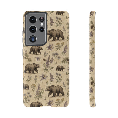 Floral Bear Tough Case