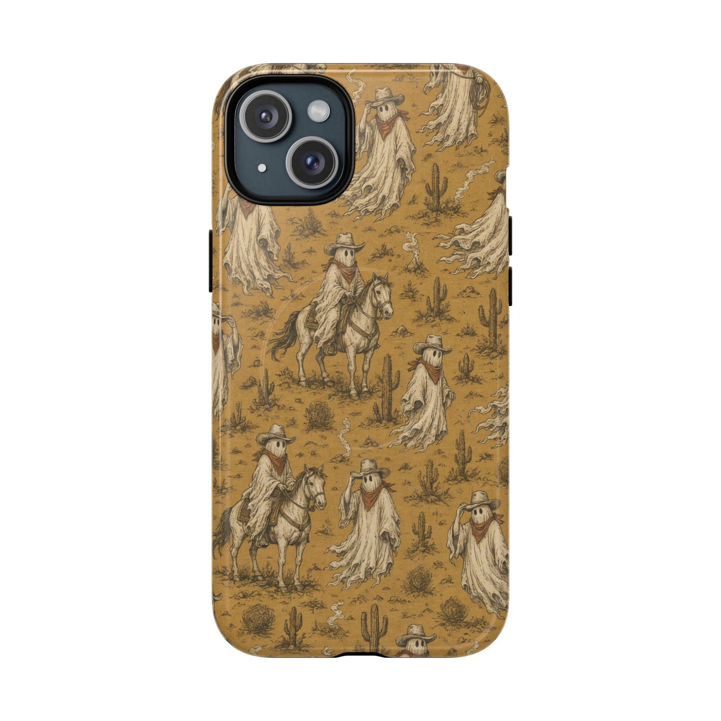 Ghost Cowboy Toile Magnetic Case