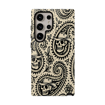 Cowboy Skull Paisley Tough Case